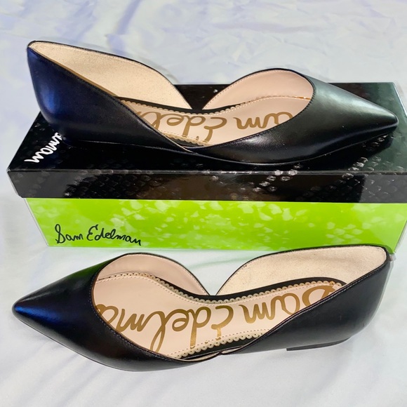 Sam Edelman Shoes - Sam Edelman - Black leather flats “Rodney” Sz 9